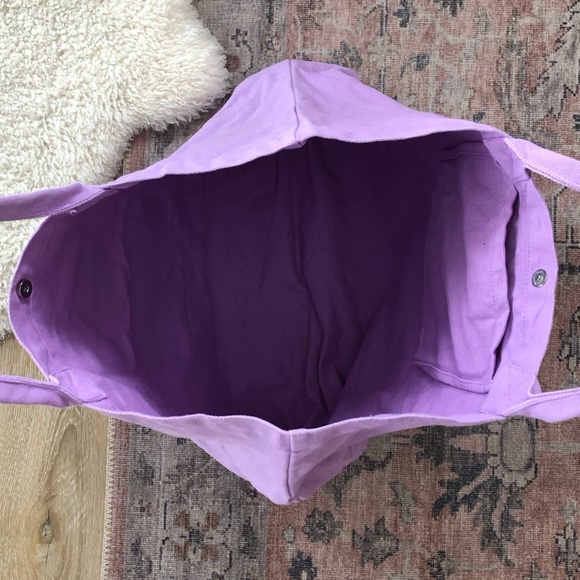 Isabel Marant Large Purple Cavas Shopper Shoulder Tote Bag - Picture 4 of 6